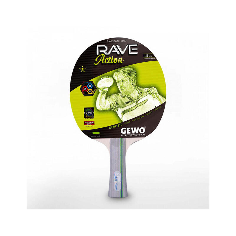 Raquette de tennis de table Rave Game Gewo
