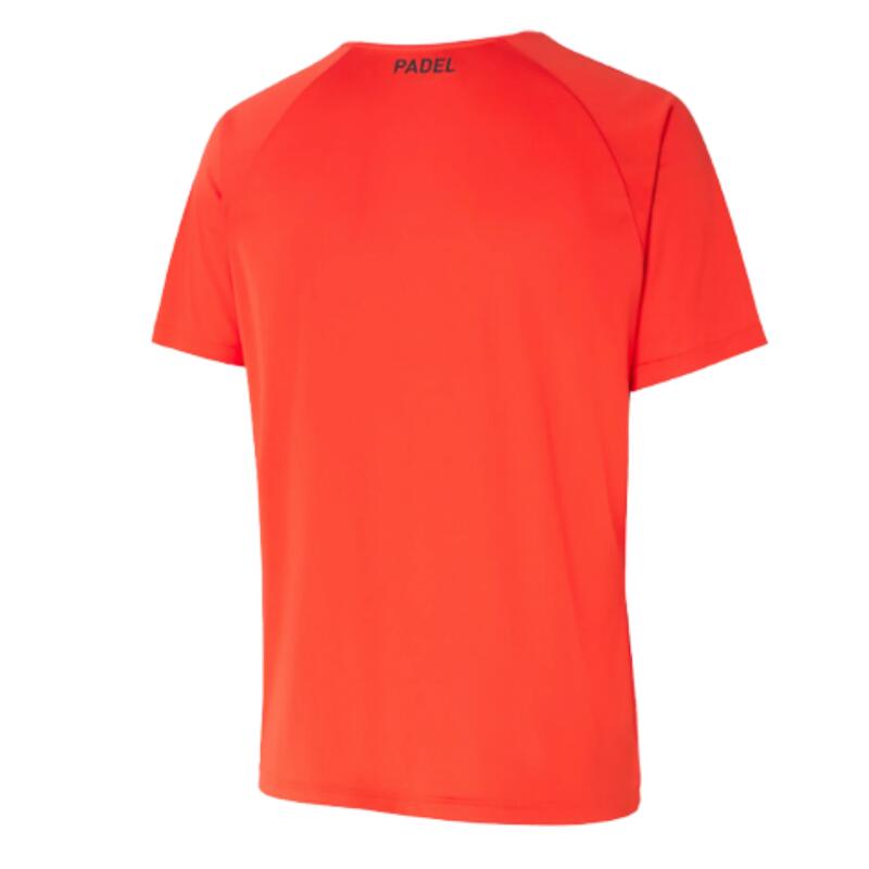 T-shirt de padel manga curta respirável Homem PUMA TEAM LIGA. VERMELHO