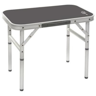 Mini camping tafel serveertafel klaptafel tuin 2 hoogtes aluminium