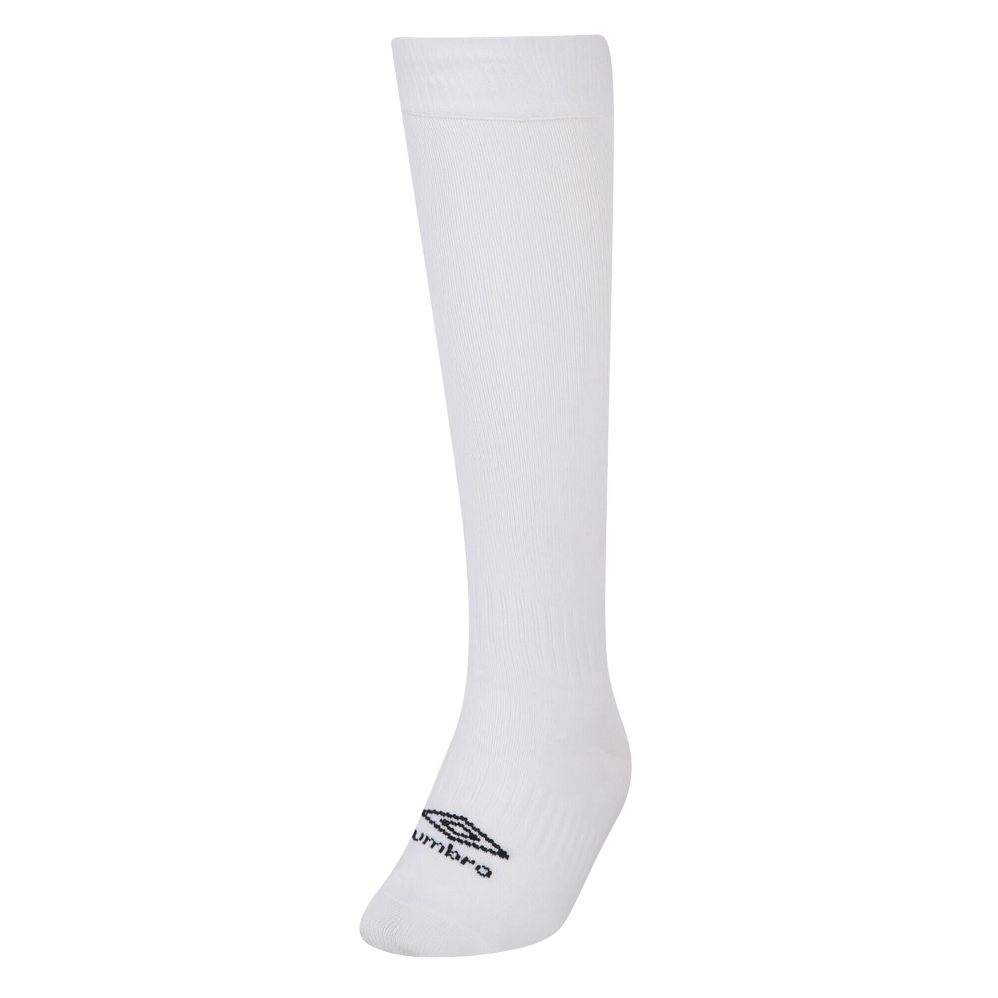 UMBRO Childrens/Kids Primo Football Socks (White/Black)