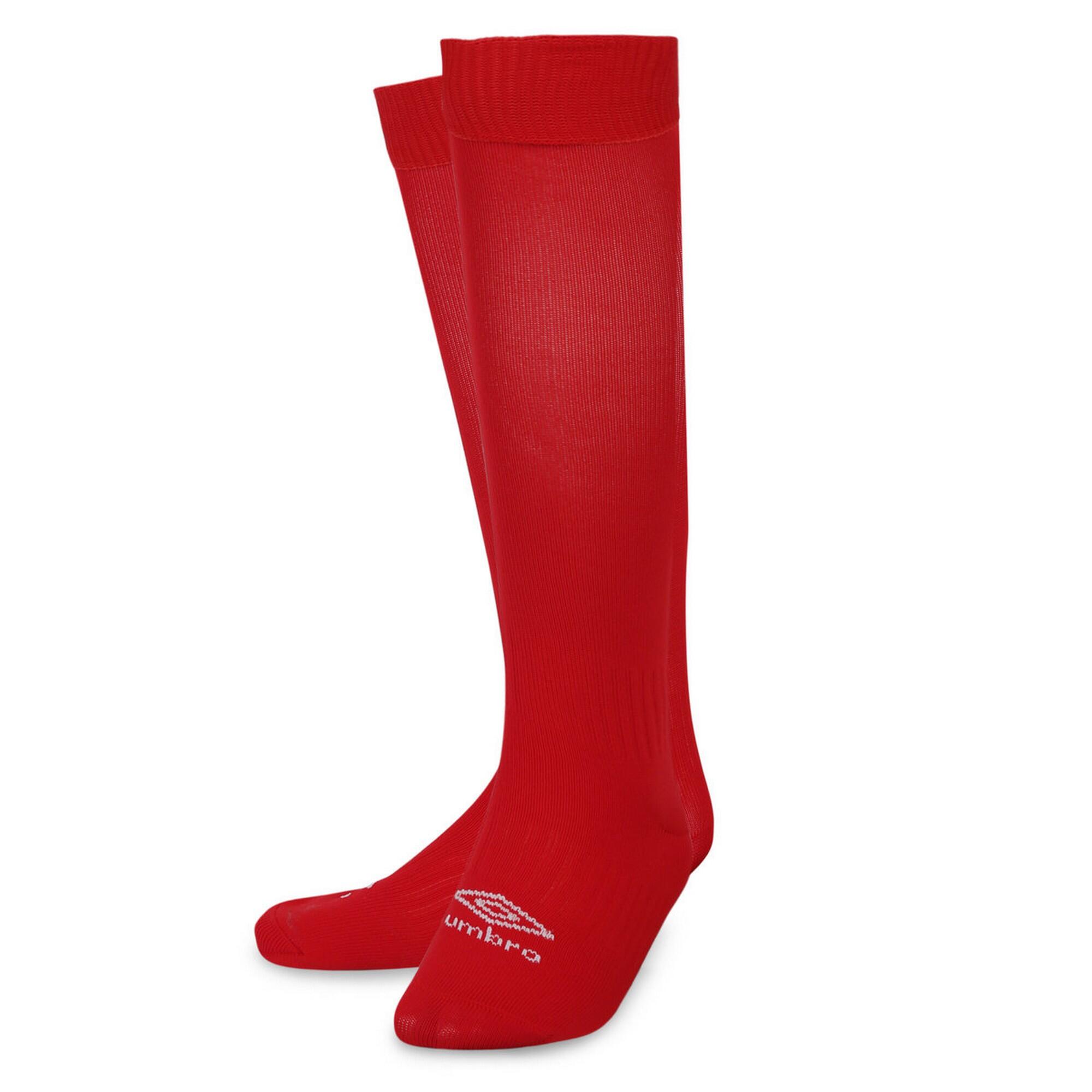 Childrens/Kids Primo Football Socks (Vermillion/White) 2/3