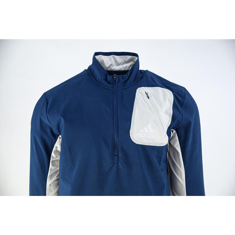 Jacheta barbati adidas Primeblue Half-Zip Running, Albastru