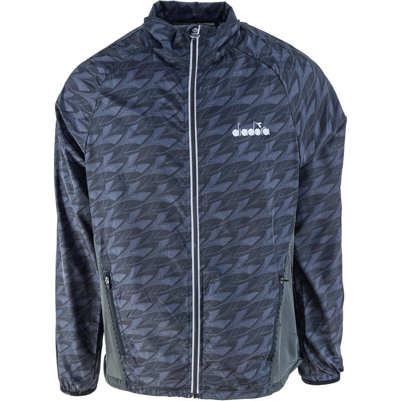 Dzseki Diadora Windbreaker, Fekete, Férfiak