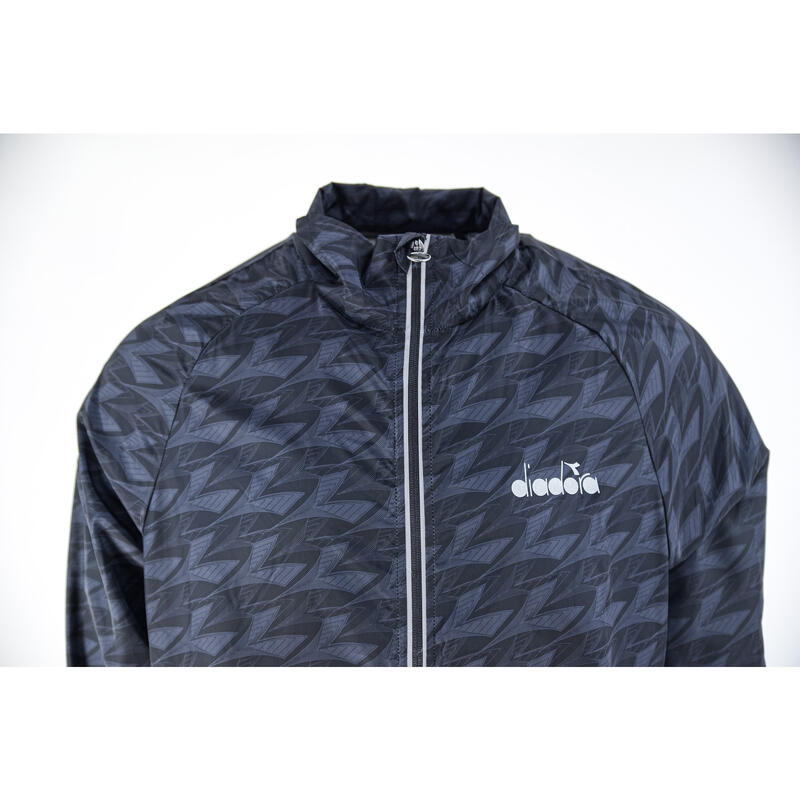 Dzseki Diadora Windbreaker, Fekete, Férfiak