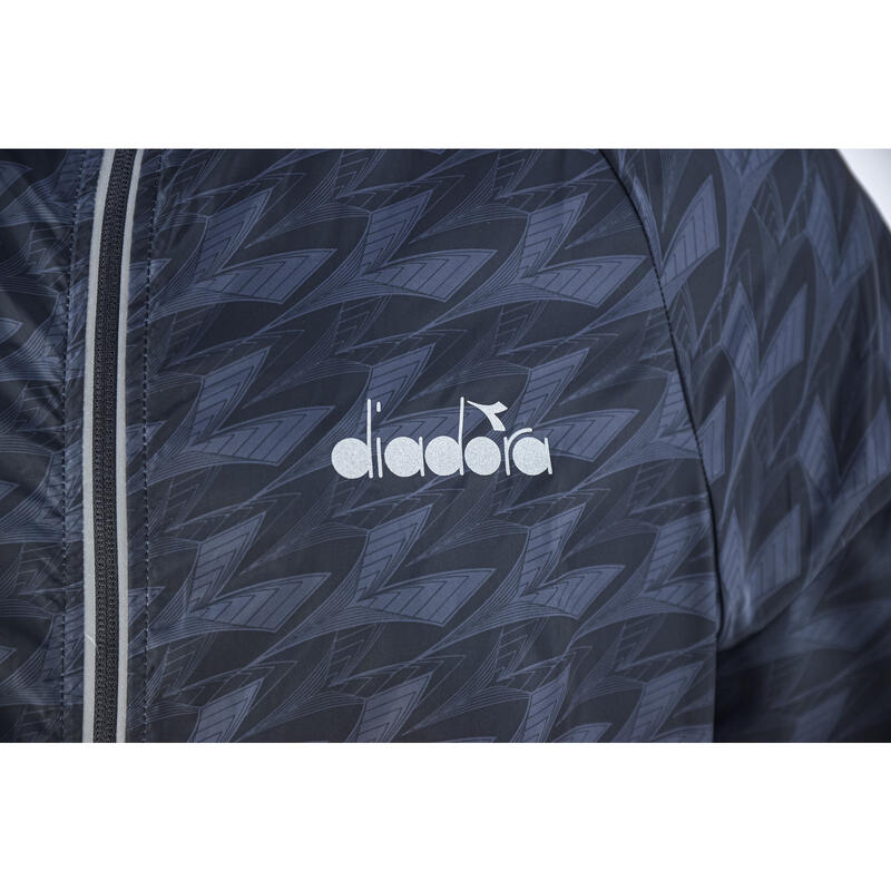 Jasje Diadora Windbreaker, Zwart, Mannen