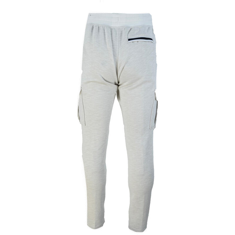 Pantaloni barbati Under Armour Essential Fleece Heritage, Alb