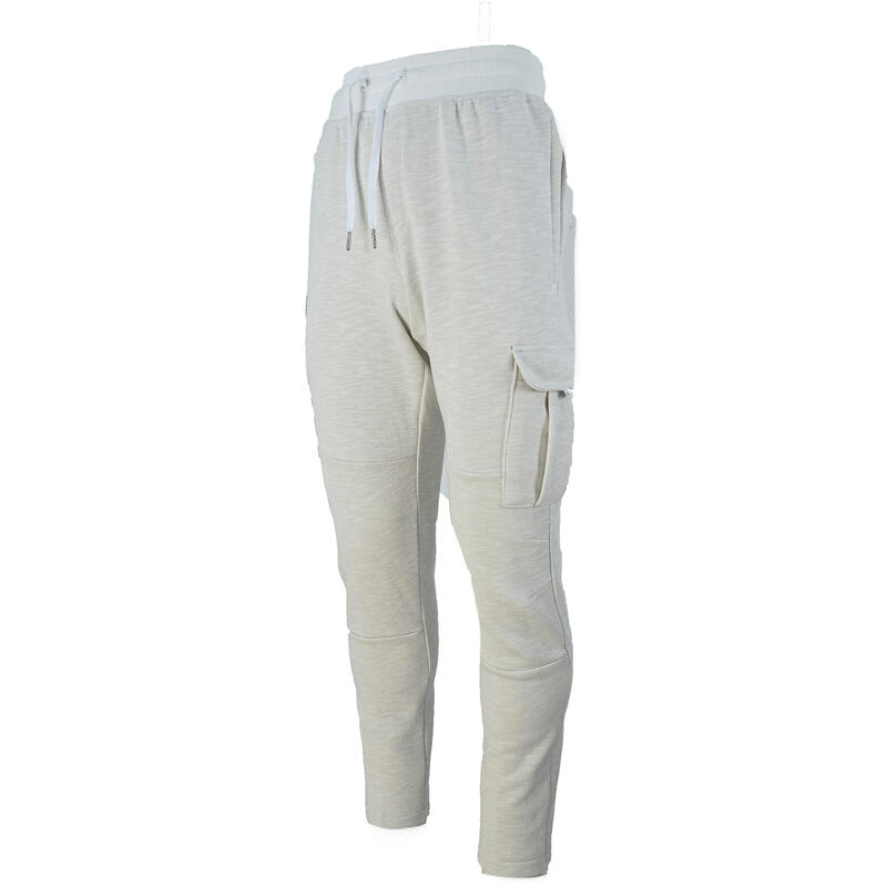 Calça Under Armour Essential Fleece Heritage Cargo, Branco, Homens