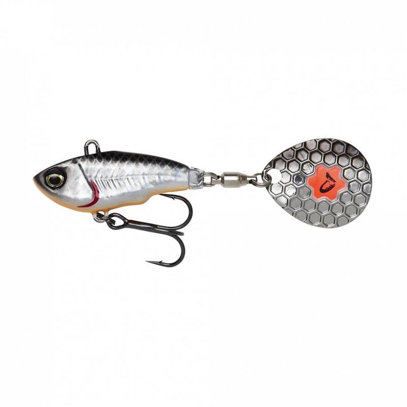 Poisson Nageur Savage Gear Fat Tail Spin 5,5cm (Dirty Silver - 9g - 5,5cm)