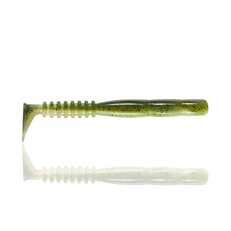Reins Fat RockVibe leurre souple 16 cm - lot de 3 - B16 dos vert 1/1