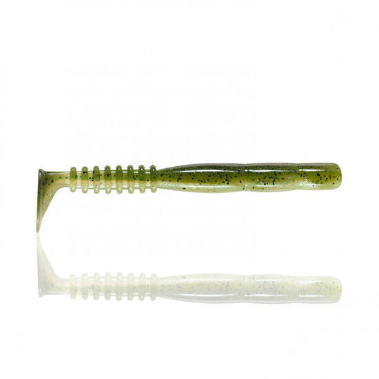 Reins Fat RockVibe leurre souple 16 cm - lot de 3 - B16 dos vert