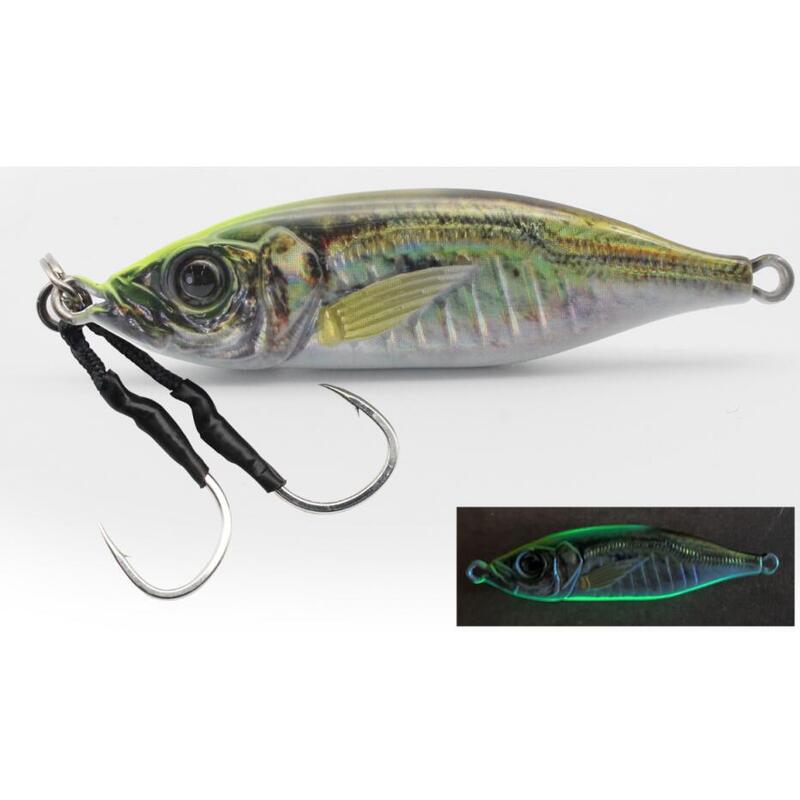 Jig Mer Little Jack Metal Adict 06 80g (Chart Head Glow Belly Aji - 80g)