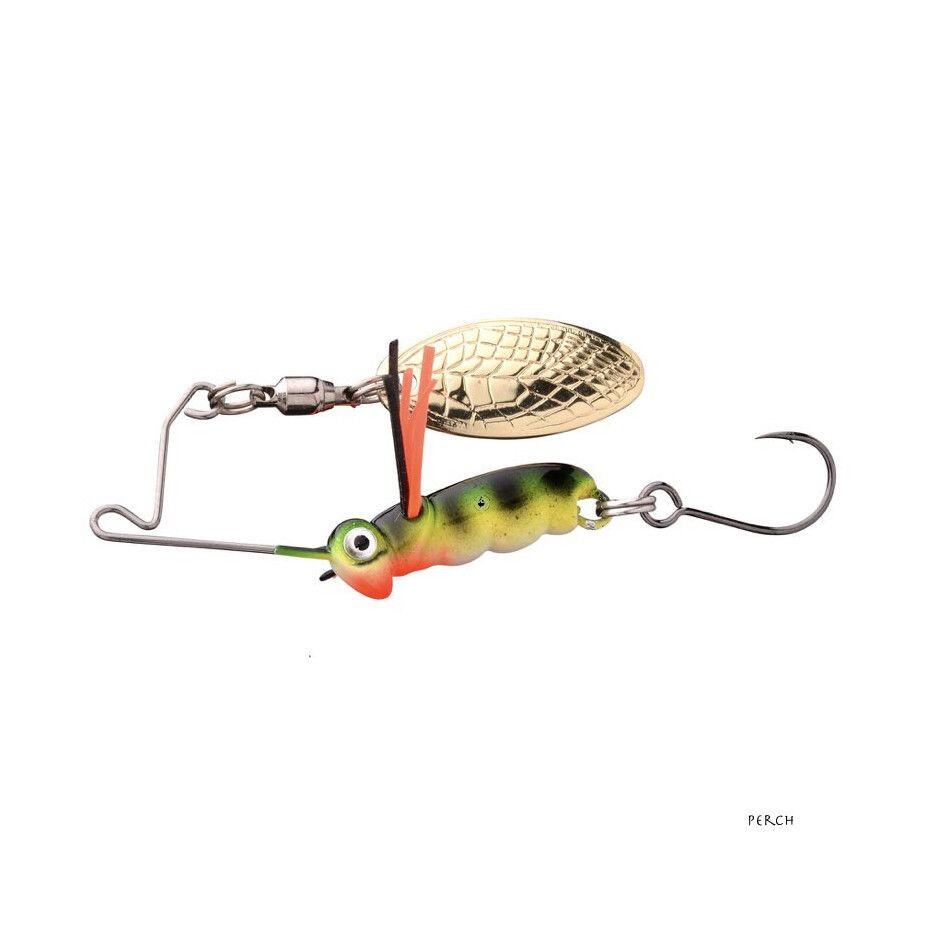 Spro - Leurre Spro Larva Micro Spinnerbait 7g Single Hook (perch) - Spinnerbait - Marron - Taille Unique - Decathlon