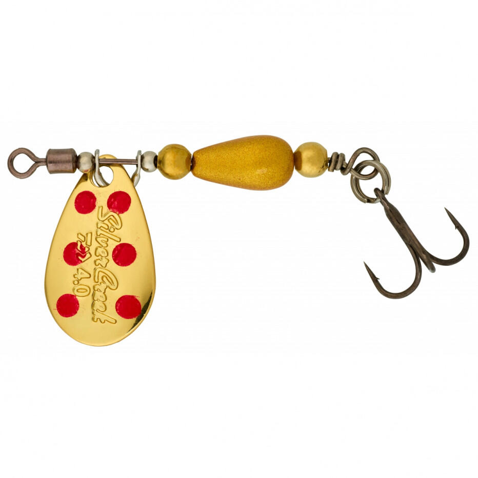 Cuiller Tournante Daiwa Silvercreek Spinner 6g (Gold/Red Dots) 1/1