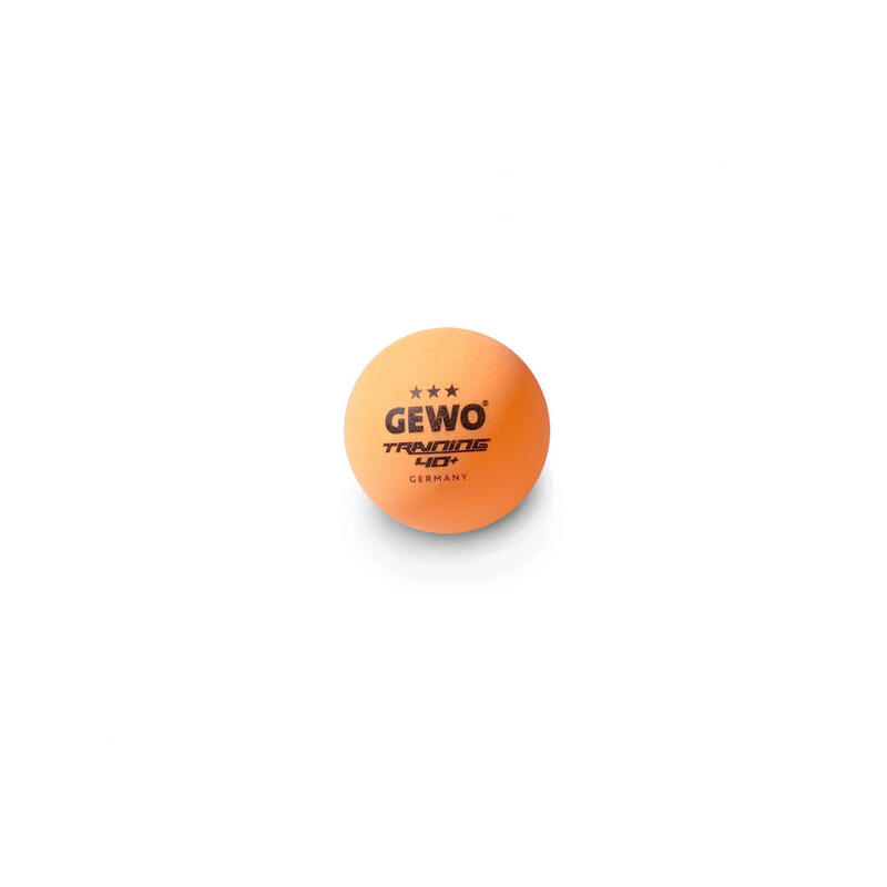Gewo tafeltennisballen training box van 24 - 3* - Oranje - Ping Pong Ballen