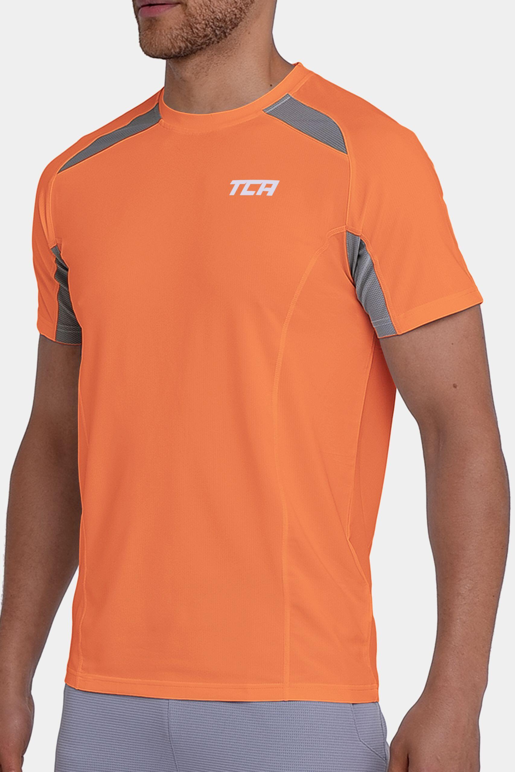 Men's Super Light QuickDry Running T-Shirt - Tangerine 2/5