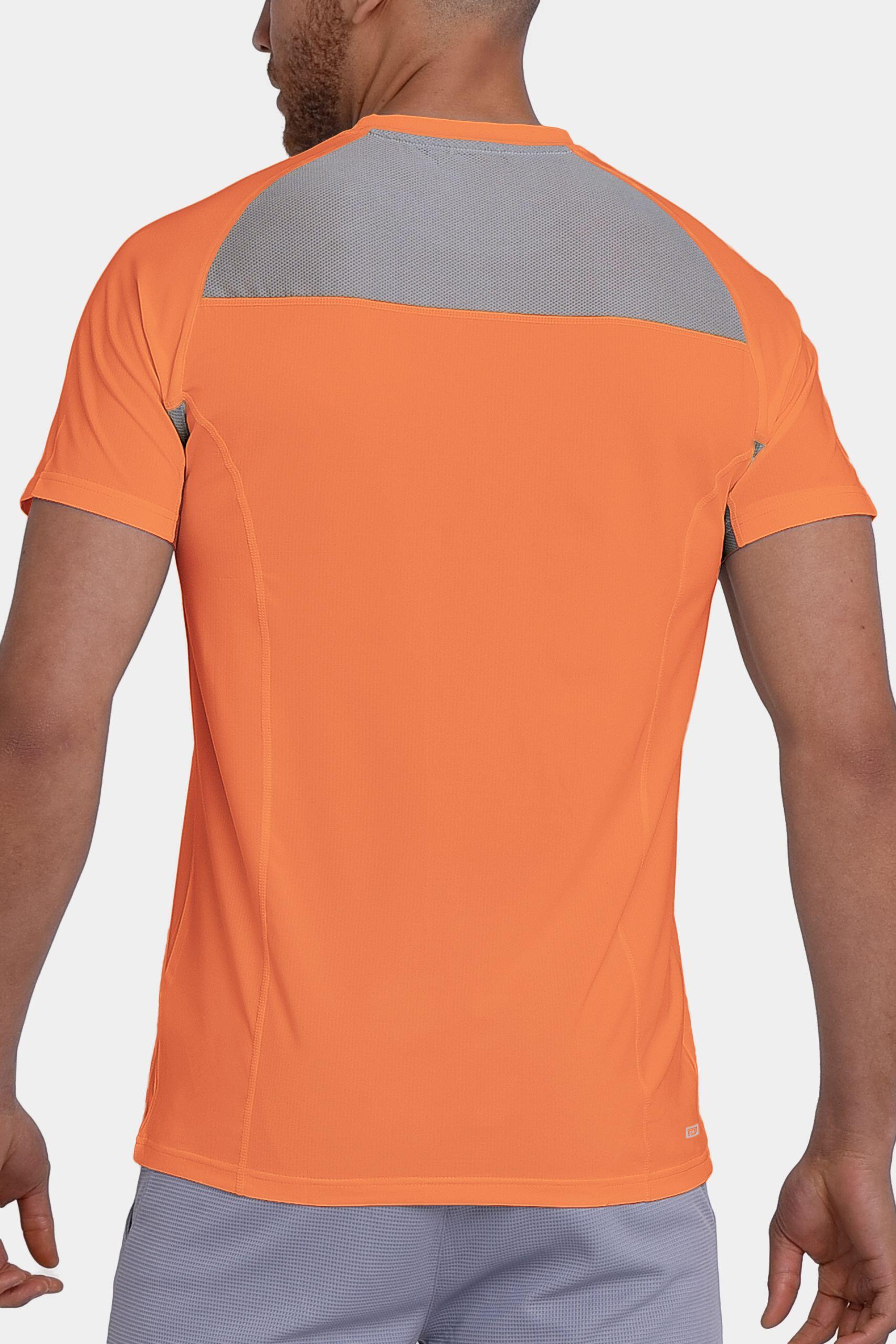 Men's Super Light QuickDry Running T-Shirt - Tangerine 3/5