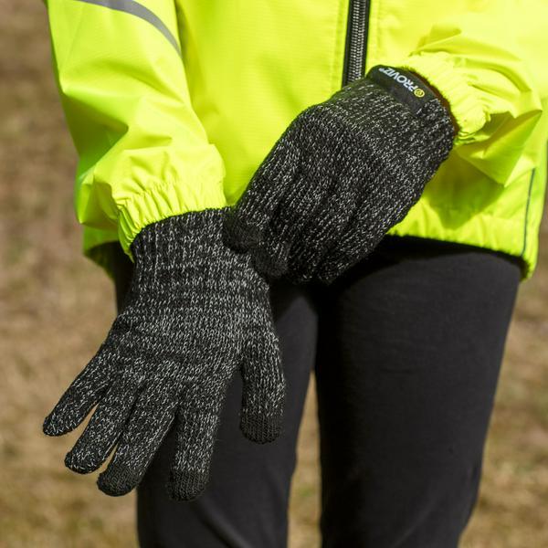 Proviz REFLECT360 Reflective Explorer Hi Visibility Warm Knitt Children's Gloves 4/5