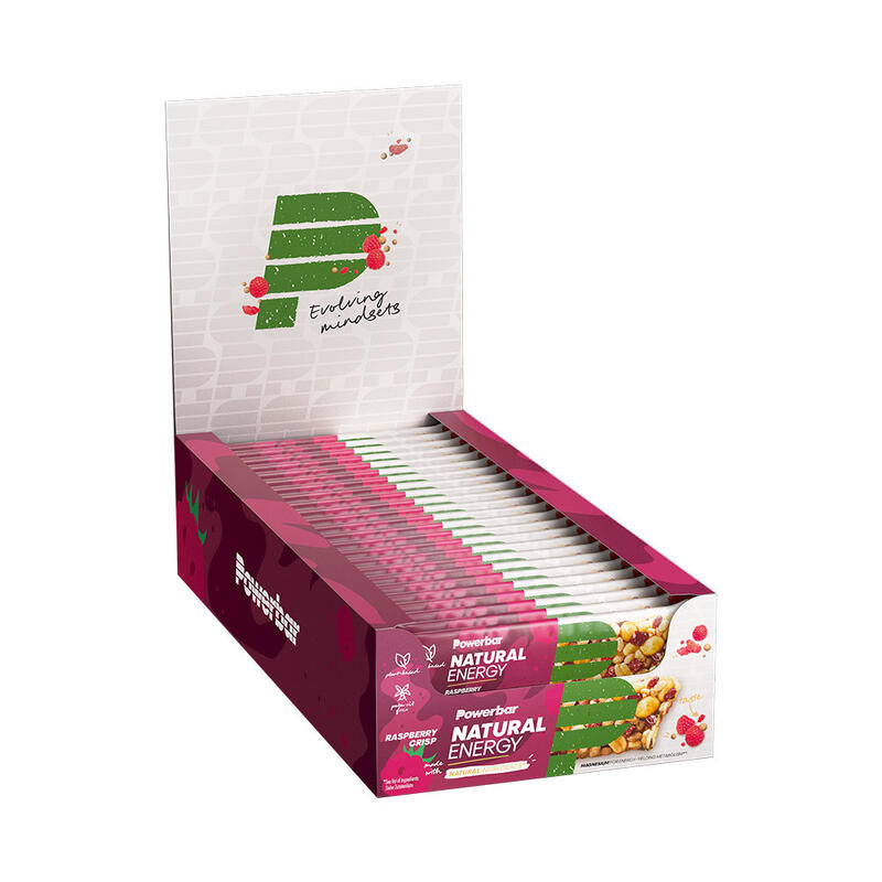 Boîte natural energy cereal bar (18X40g) | Framboise