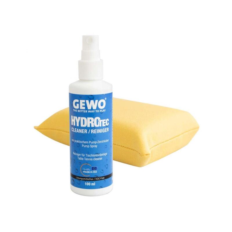 GEWO tafeltennisreiniger Hydro tec 100ml Pumpspray + Spons