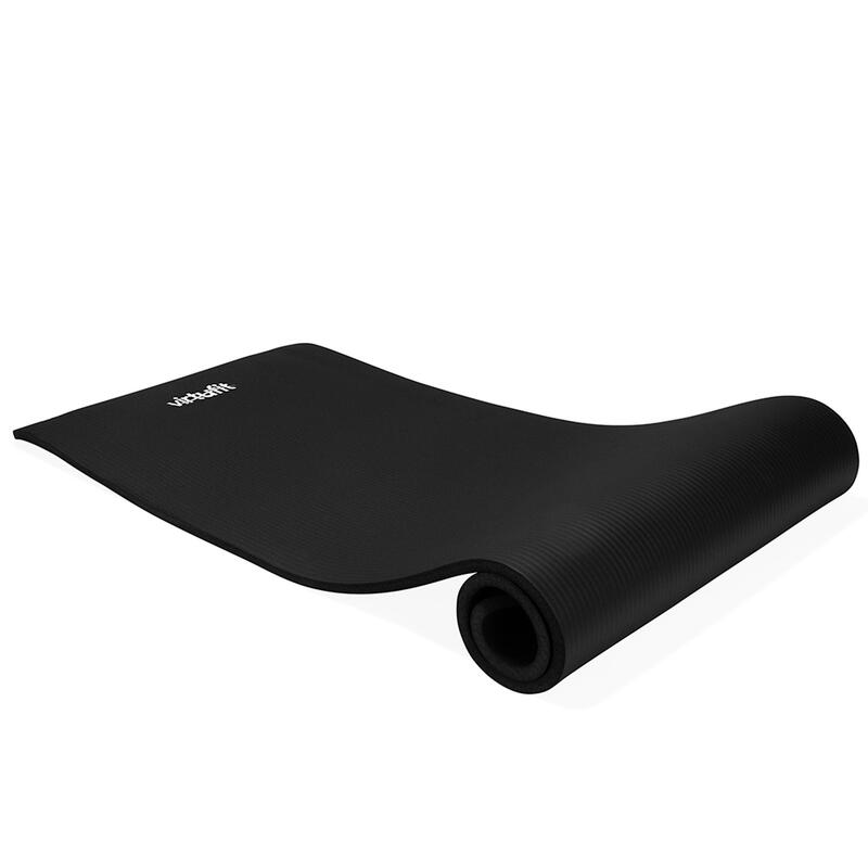 Tapis de fitness en PVC - 180 x 60 x 1,5 cm - Tapis de yoga avec lanière