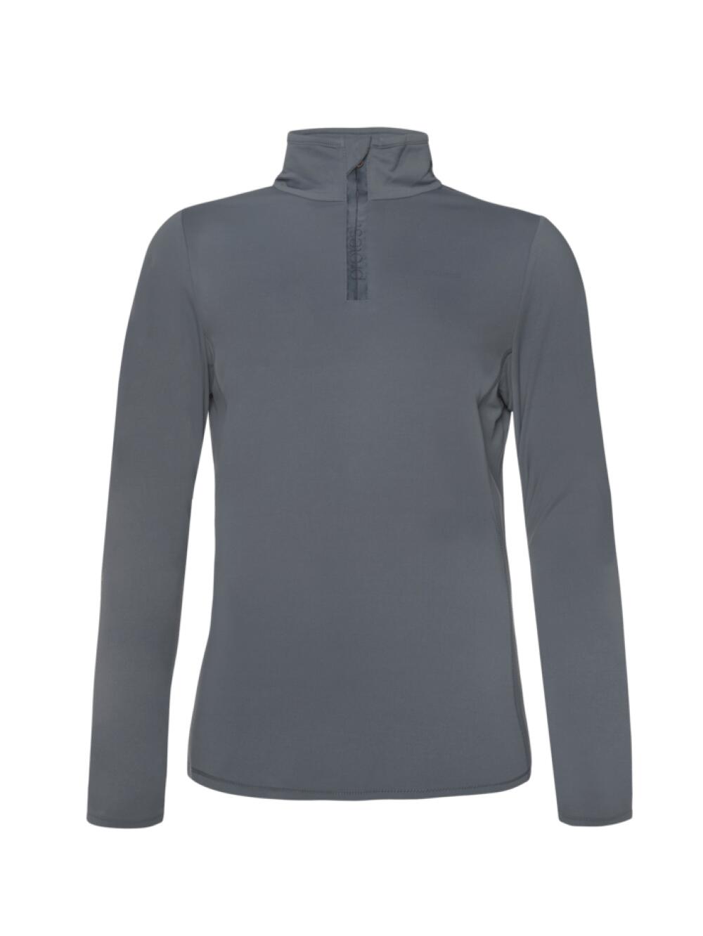 PROTEST W Fabriz 1/4 Zip Top - Trui - 896_manatee - dames - Pisteskiën