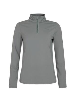 W fabriz 1/4 zip top - trui - 475_mistygreen - dames - pisteskiën