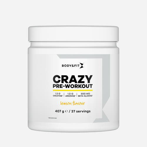 Crazy Pre-Workout - Sensation citron - 407 grammes (37 doses)