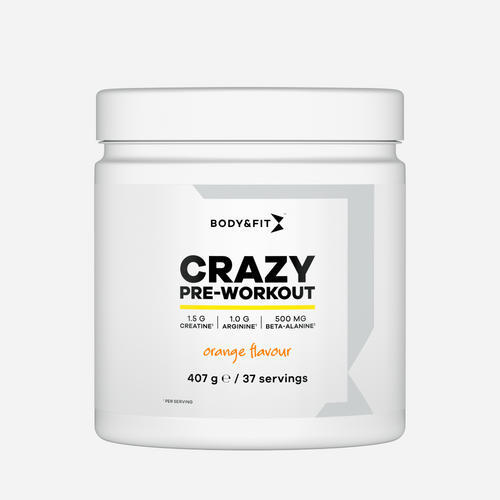 Crazy Pre-Workout - Orange Sensation - 407 gram (37 doseringen)