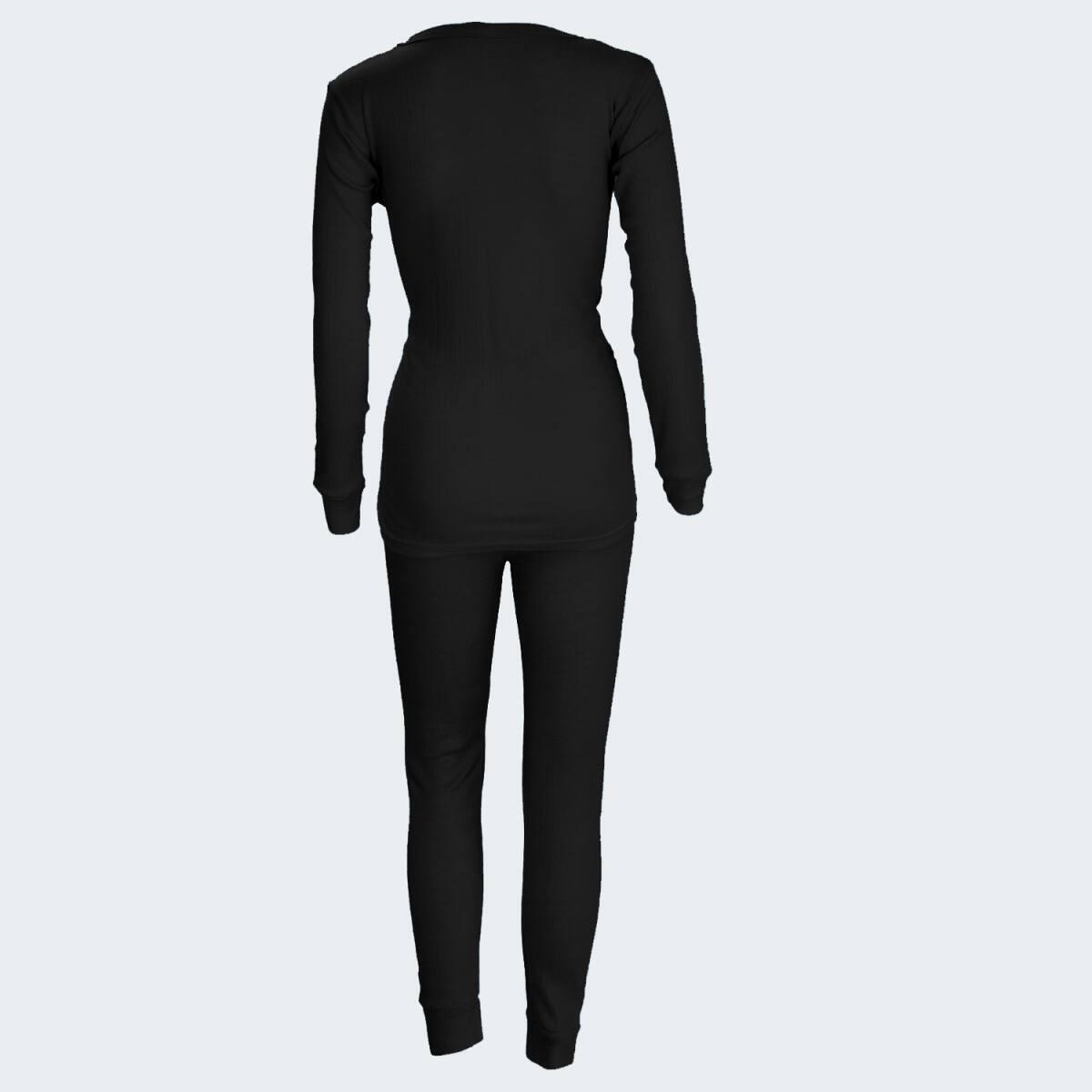 Set of 3 thermal underwear | Women | Black