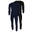 Ropa interior térmica | Hombre | Camiseta + pantalón | 2 sets | Azul/Negro