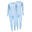 Lenjerie intimă termică femei Set de 2 | Cămașă + pantaloni | Albastru clar
