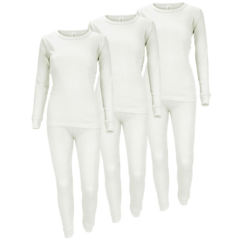 Bielizna termiczna damska, zestaw 3 sztuk, koszulka + spodnie