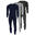 Set 3 sous-vêtements thermiques | Hommes | Anthracite/Bleu/Gris