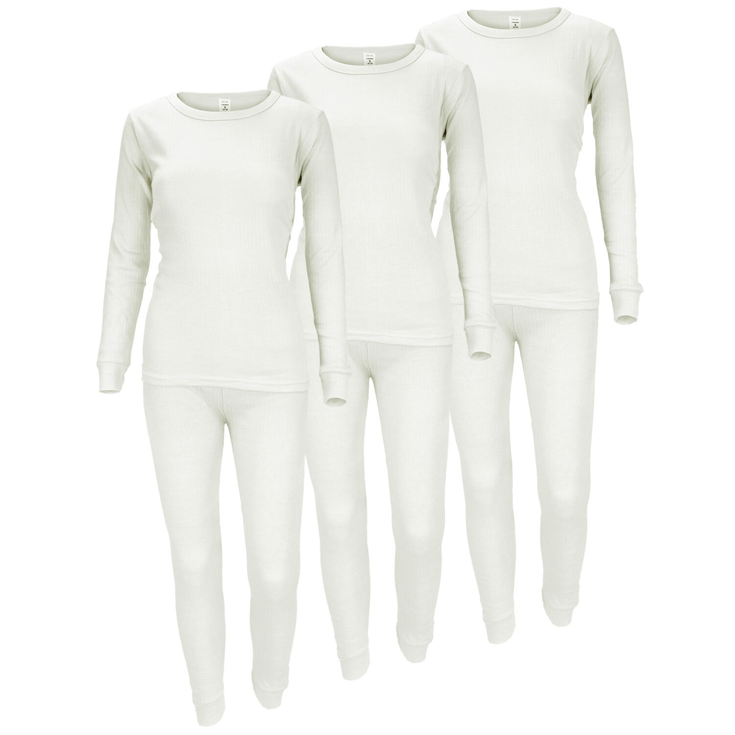 Set of 3 thermal underwear | Women | Cream