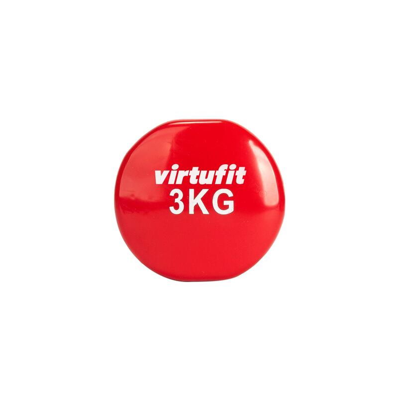 Vinyle Haltère Pro - 3 kg - Rouge