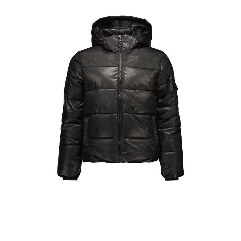 HUNTER boys back to school oil cire Jacket - vest - 099 black - jongens -