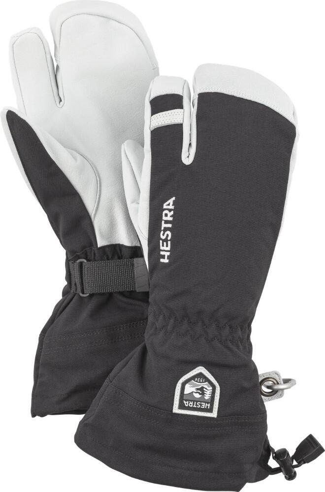 HESTRA Hestra Army Leather Heli Ski 3-Finger Black