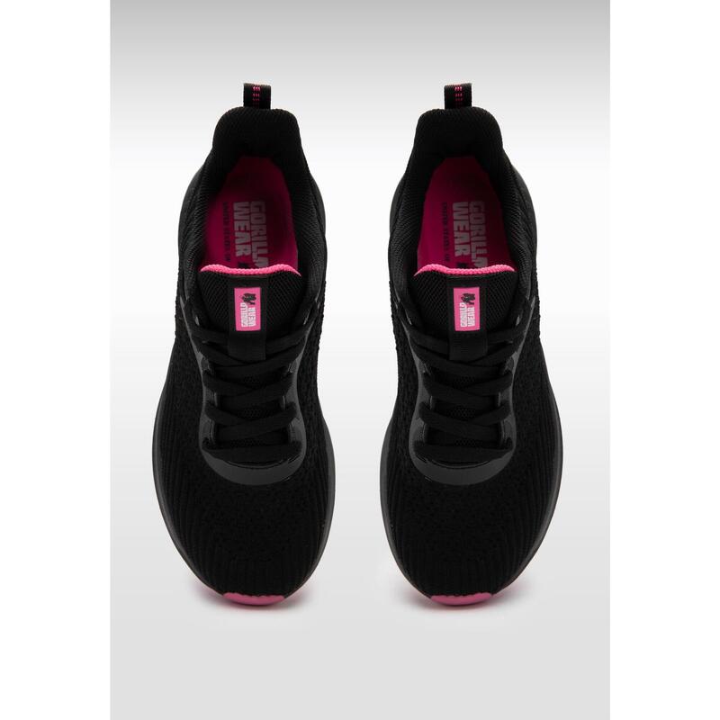 Chaussures de course - Milton - Noir/Fuchsia