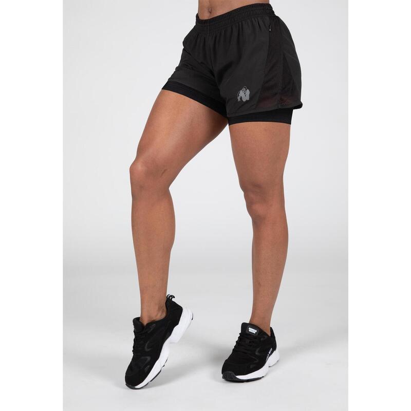 Shorts 2-en-1 - Portland - Noire