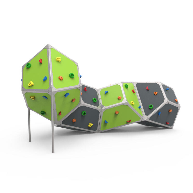 Escalada en bloque Gimnasia deportiva educativa Benito Búlder Roko 4 Acero Inox.