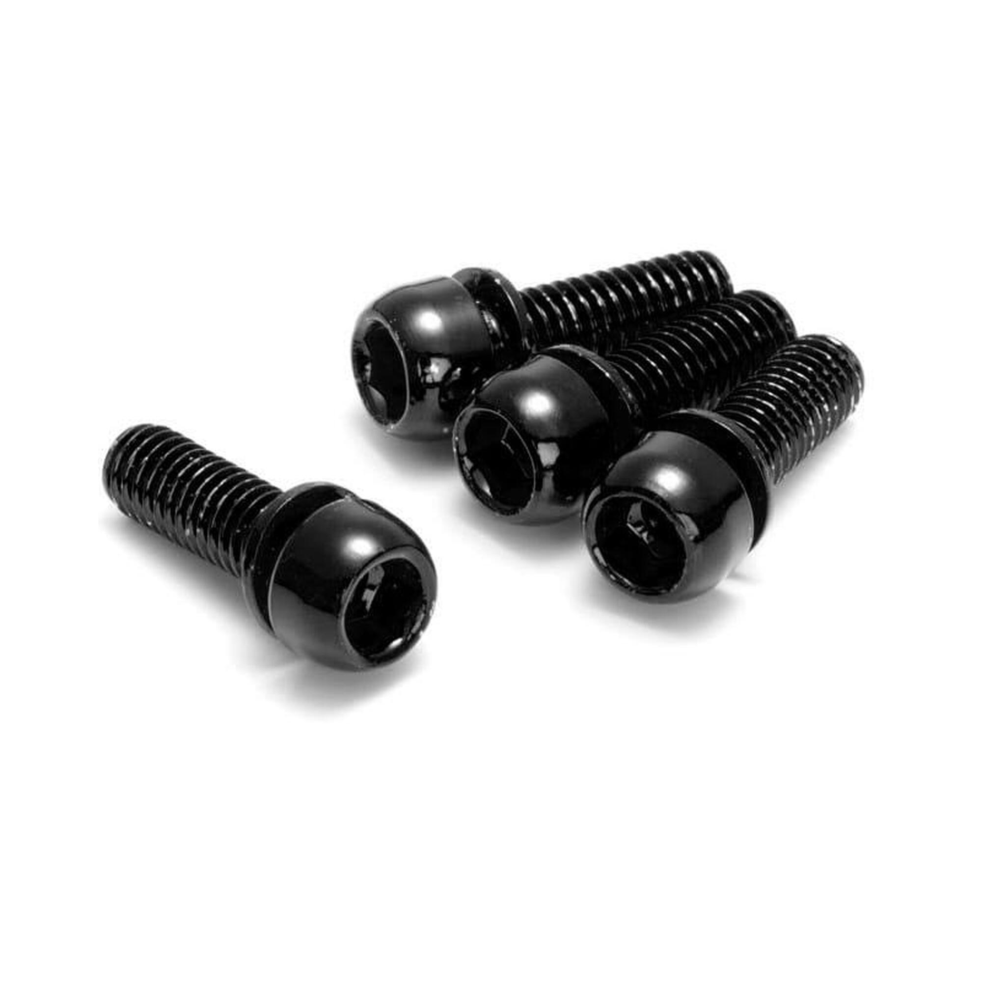 Bremsadapter-Schraubenset - M6 x 18 mm - Schwarz