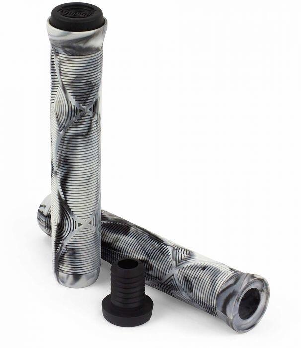 Slamm Team "Swirl" Stuntstep Handvaten / Grips in Urban Grijs 2/3