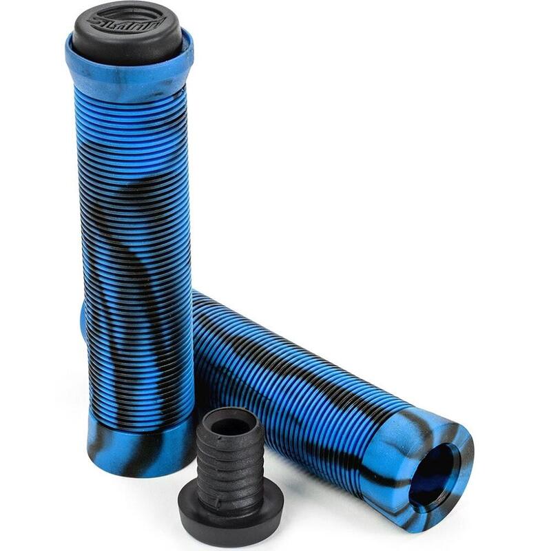 Slamm Pro "Swirl" Scooter poignées / Grips en bleu