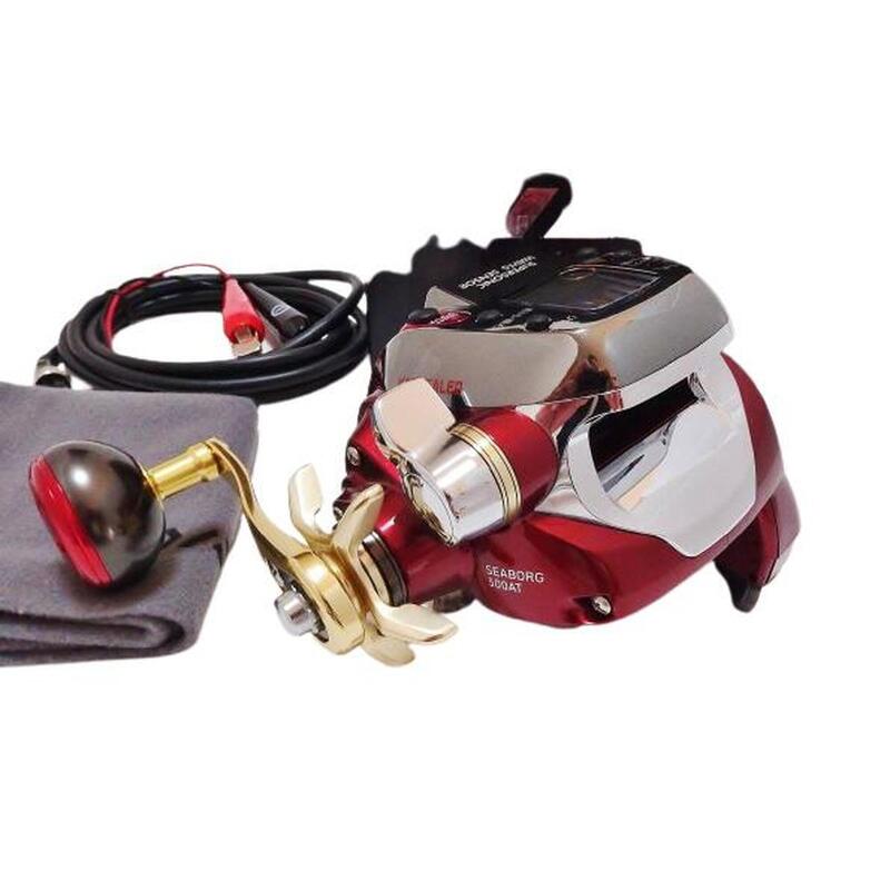 SEABORG 500AT Fishing Electric Reel - Red/Silver