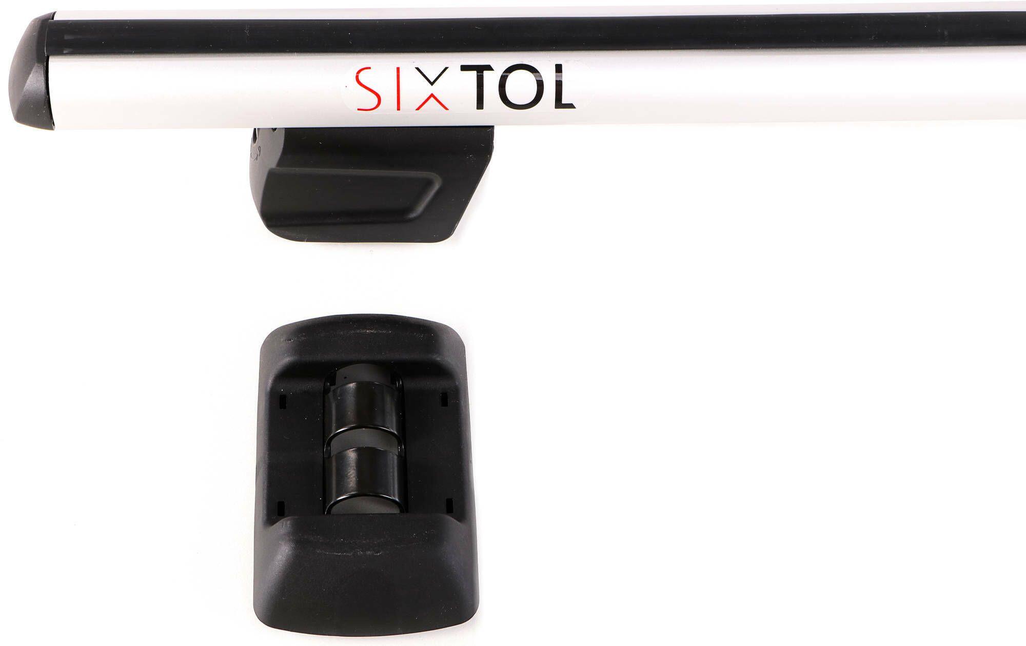 Příčný nosník se zámkem hliníkový ROOF RACK FIX 1, 120cm, nosnost 90kg SIXTOL 3/5