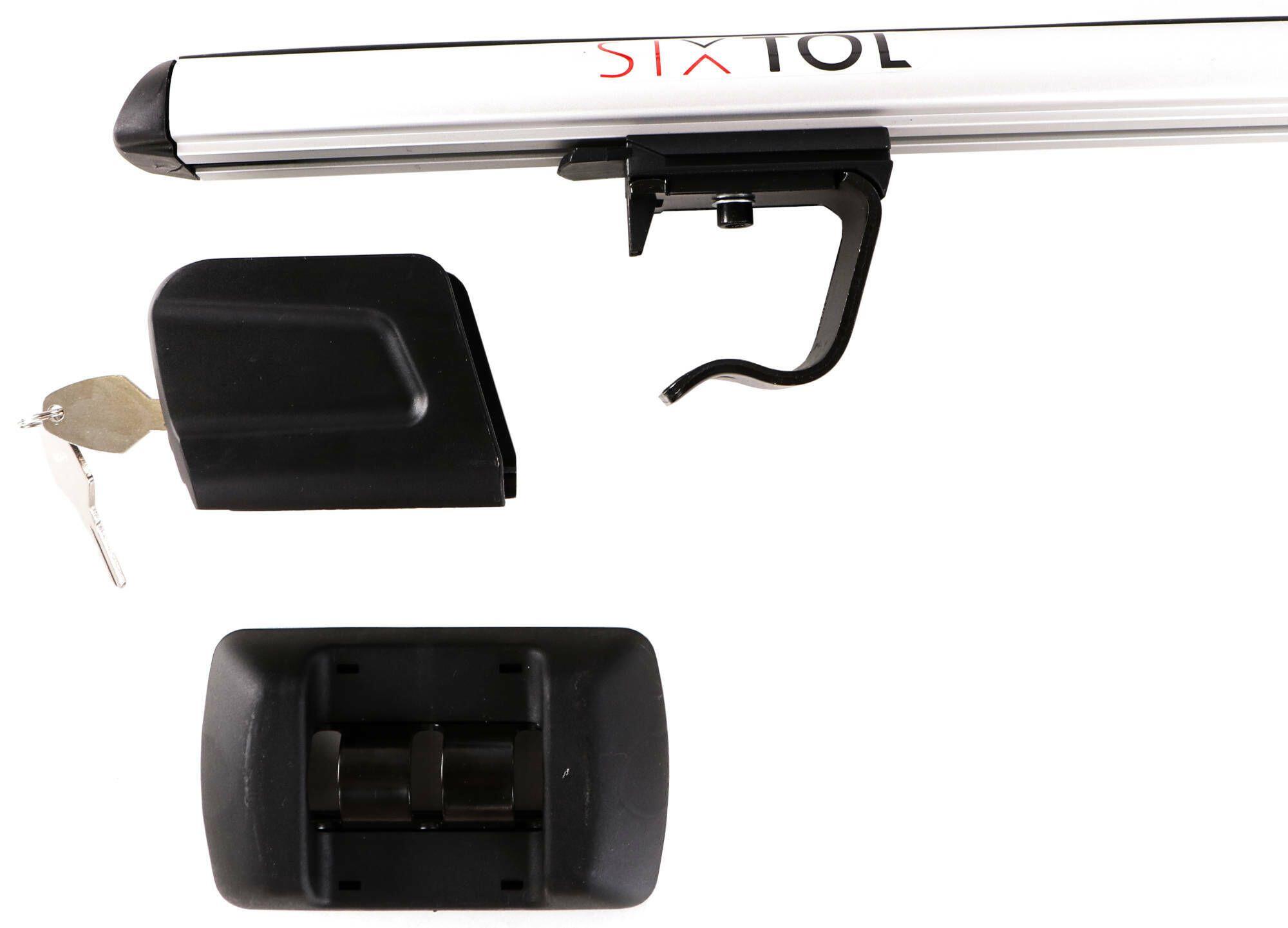Příčný nosník se zámkem hliníkový ROOF RACK FIX 1, 120cm, nosnost 90kg SIXTOL 5/5