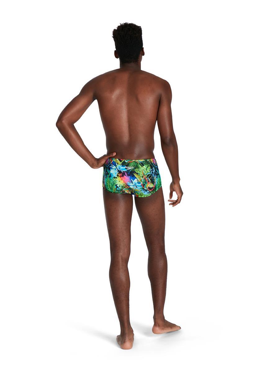 Speedo Lucid Jungle 17cm Brief - Green/ Adriatic/ Red/ Black 2/4