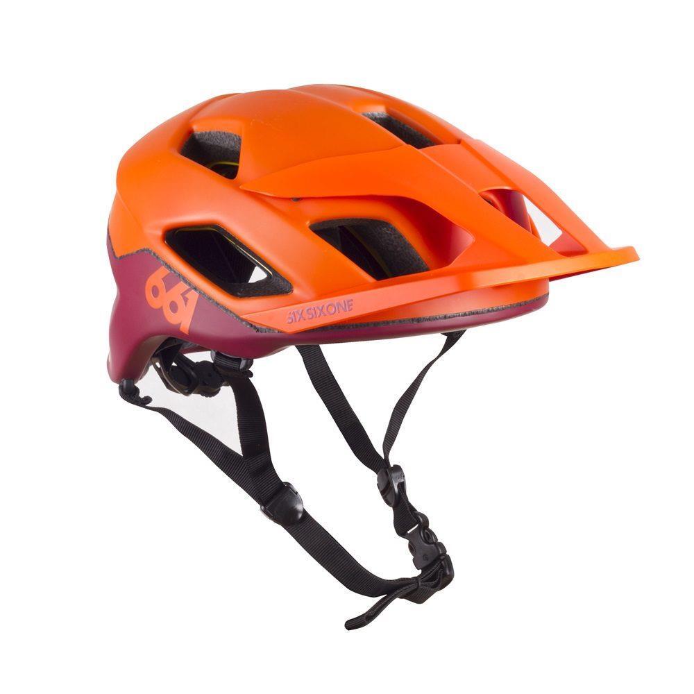 661 Crest MIPS MTB Helmet - Orange/Burgundy 2/5