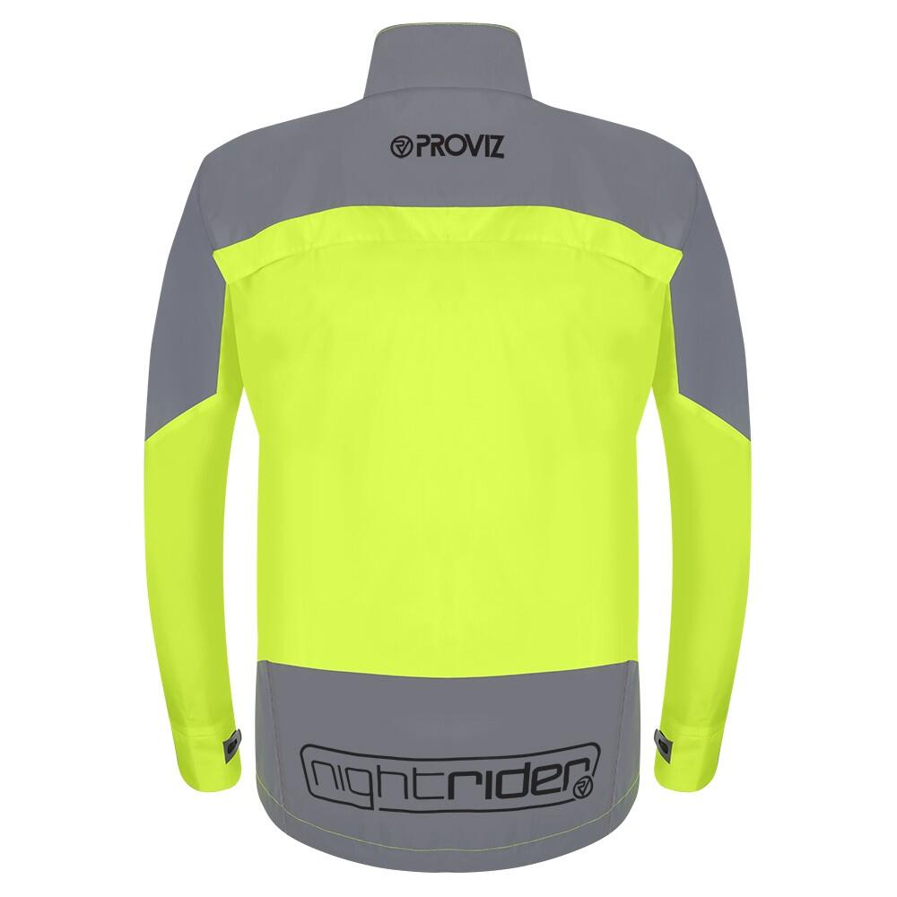 Proviz Men's Nightrider Reflective Waterproof Cycling Jacket 2/7