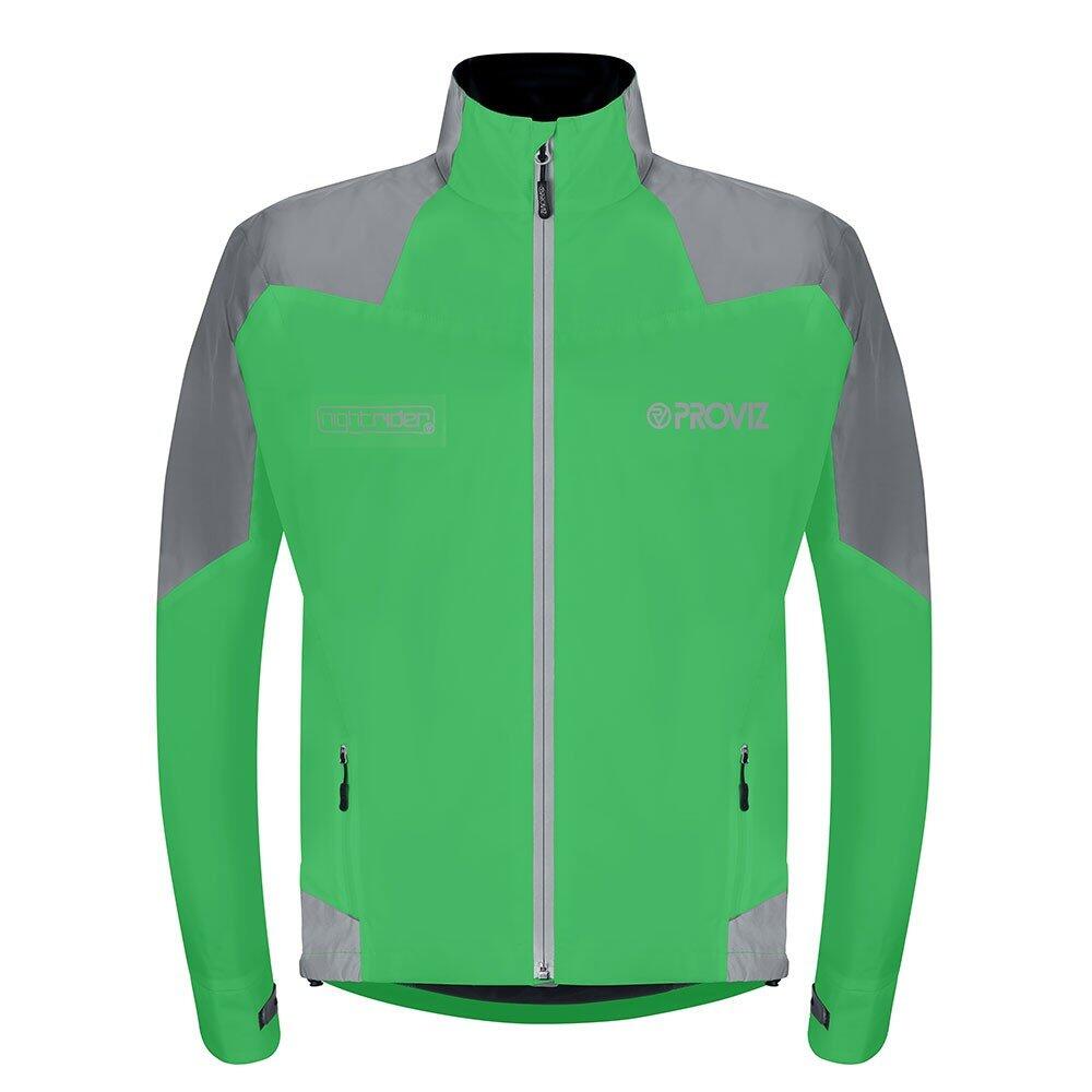 Proviz Men's Nightrider Reflective Waterproof Cycling Jacket 1/3